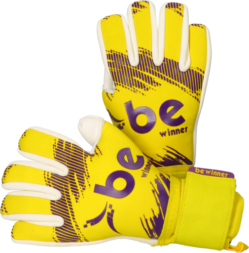 rękawice bramkarskie BeWinner junior yellow NC 2.png